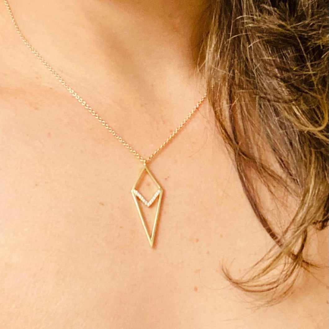 Rhombus Shape Necklace