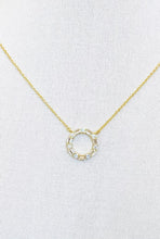 Load image into Gallery viewer, Baguette Circle Necklace
