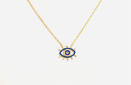 Modern Evil Eye Necklace