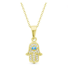 Load image into Gallery viewer, Chany Hamsa Necklace
