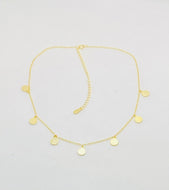 Disc Choker Necklace