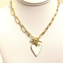 Load image into Gallery viewer, Lory Heart  Enamel Necklace
