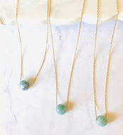 Larimar Ball Necklace