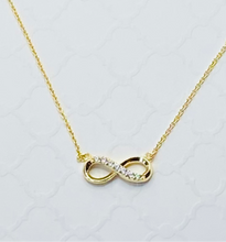 Load image into Gallery viewer, Minimalist Infinity CZ Necklace
